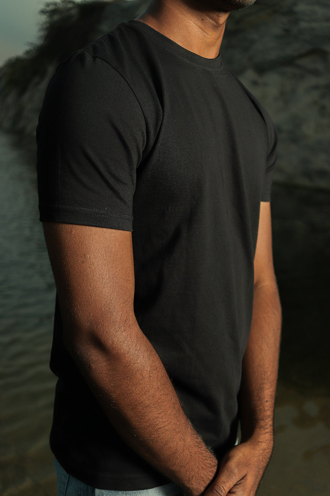 Black Crew Neck T-shirt