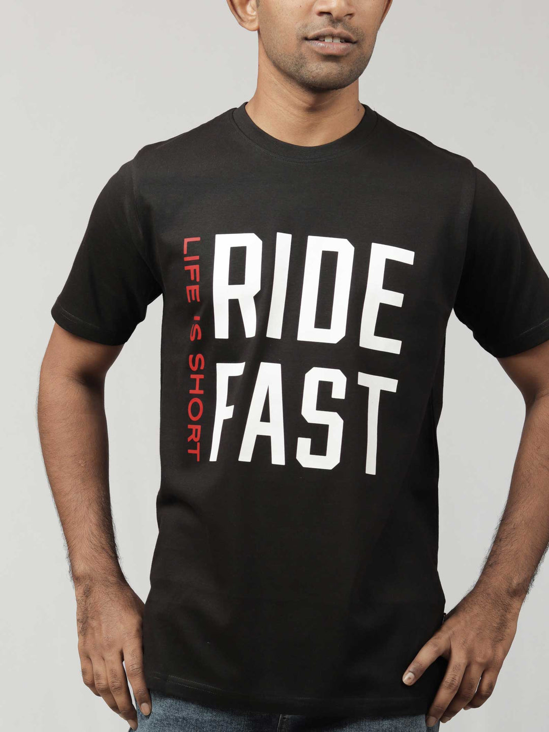 life-is-short-ride-fast-printed-t-shirt-sold-through-online-by-the-leopard-for-bike-or-motorcycle-and-car-enthusiasts-who-loves-to-ride-in-india