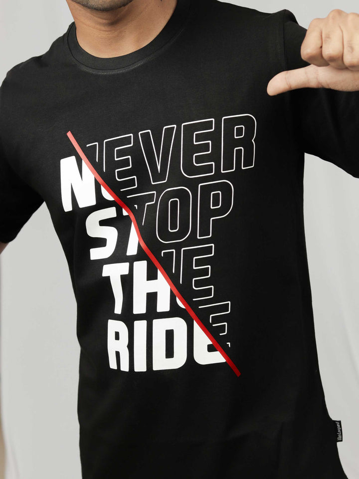 never-stop-the-ride-printed-t-shirt-sold-through-online-by-the-leopard-for-bike-or-motorcycle-and-car-enthusiasts-who-love-to-ride-in-india