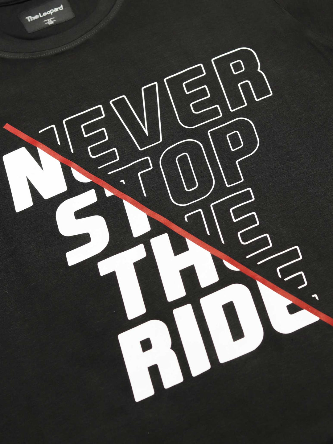 never-stop-the-ride-printed-t-shirt-sold-through-online-by-the-leopard-for-bike-or-motorcycle-and-car-enthusiasts-who-love-to-ride-in-india