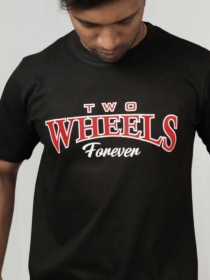 two-wheels-forever-printed-t-shirt-sold-through-online-by-the-leopard-for-bike-or-motorcycle-and-car-enthusiasts-who-loves-to-ride-in-india