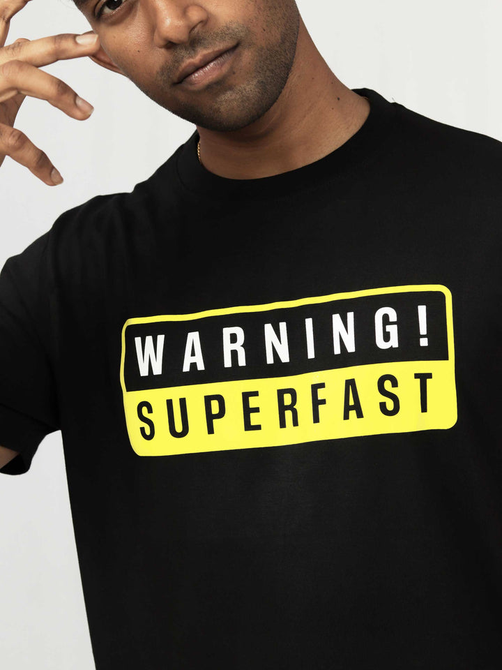 warning-superfast-printed-t-shirt-sold-through-online-by-the-leopard-for-bike-or-motorcycle-and-car-enthusiasts-who-loves-to-ride-in-india