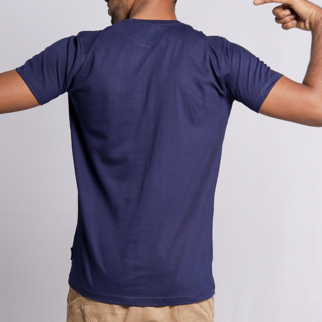 Navy Blue Crew Neck T-shirt